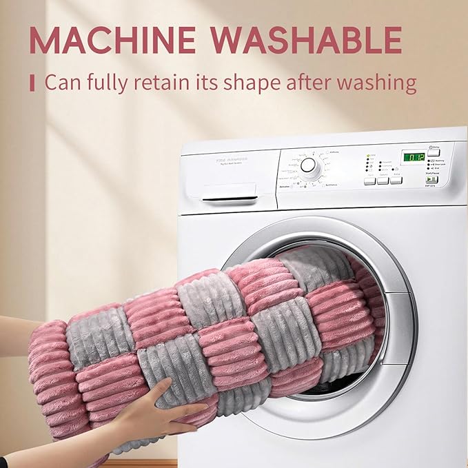 CLKHOWL Dog Car Seat Cover for Back Seat, Dog Bed for Car, Non-Slip Travel Pet Mat, Fit for Backseat Extenders and Seat Protectors (Pink, 25.6x54 inch)