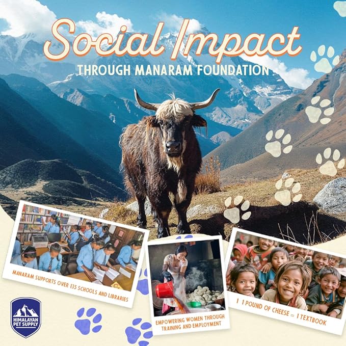 Himalayan Chew Premium Yak Cheese Himalayan Chews, Bacon, 1 Large Treat, 3.3 oz, Treats Large Breed, All Natural, Long Lasting Chews for Aggressive Chewers, s Under 55 lbs