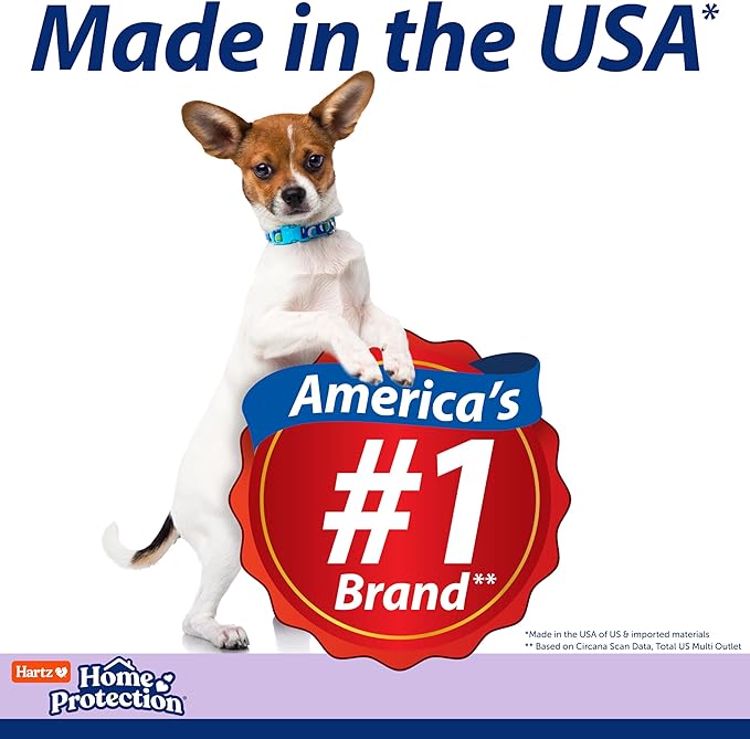 Hartz Home Protection Lavender Scented USA Made Dog Pads, 100 count, Super Absorbent & Won't Leak, Odor Eliminating