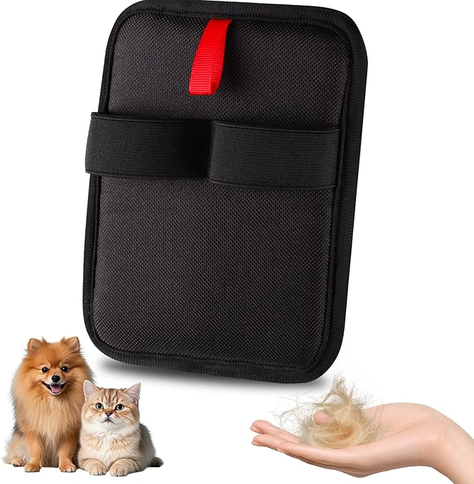 Pet Hair Remover Glove, Pet Hair Remover Tools, Reusable Cat & Dog Hair Removal Grooming Brush, Suitable for Couch, Furniture, Carpet, Curtain