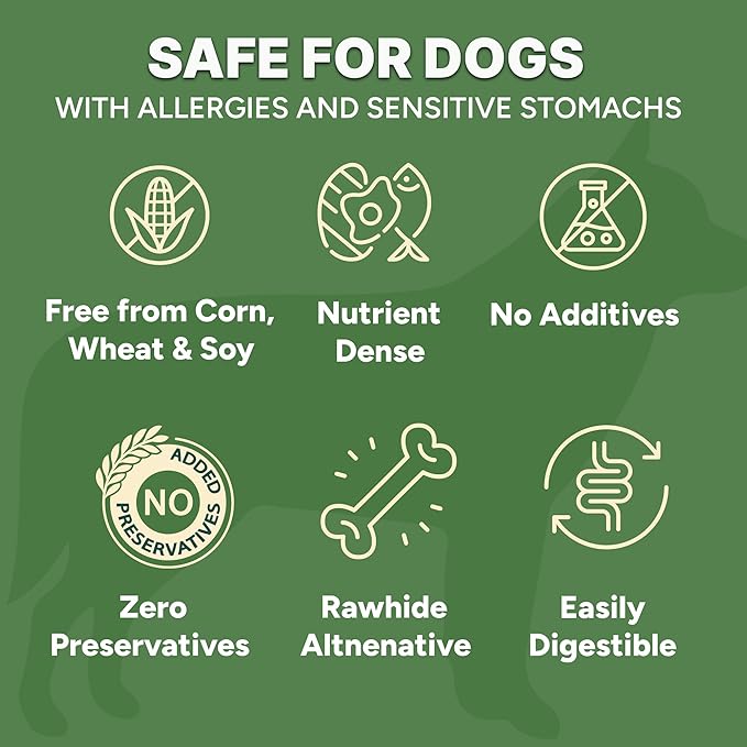 Gaines Family Farmstead Beef & Sweet Potato Fillets for Dogs - 8 oz, All-Natural, Grain-Free, Healthy Dog Treats for All Ages & Breeds, Made in USA