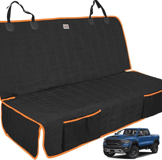 Dog Car Seat Cover for Back Seat, Car Seat Covers for Pets, Nonslip Backseat Cover Protector, Washable Bench Seat Covers for Trucks & SUV