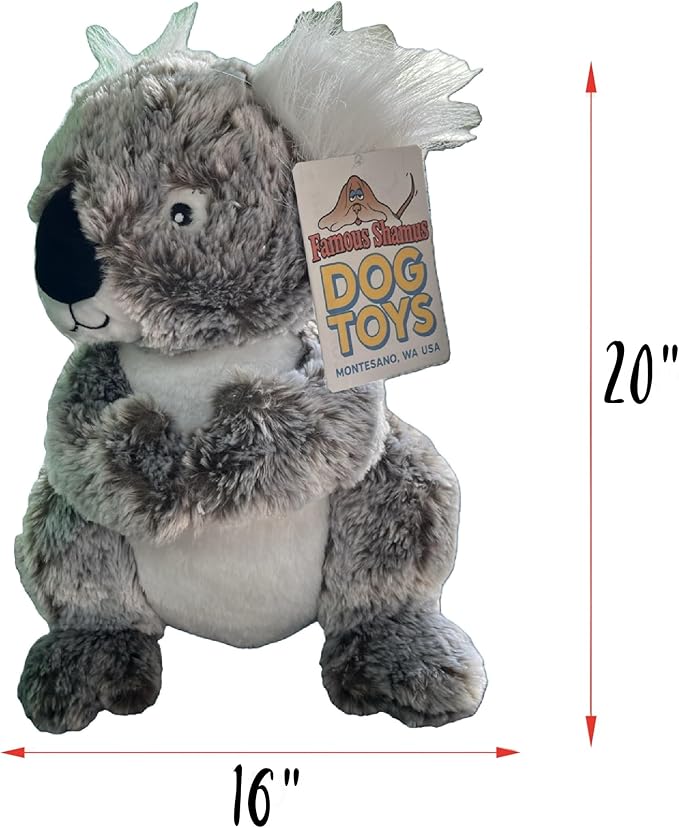 Koala Bear Stuffed Dog Toy – “Boomer The Bush Buddy”