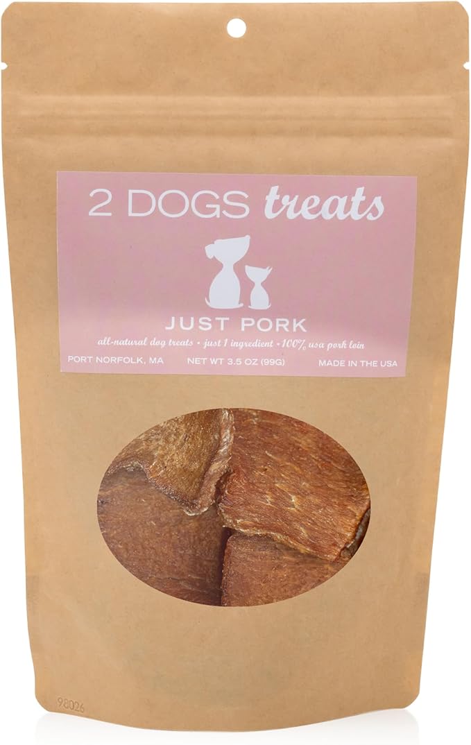 Just Chicken, Turkey, Beef Dog Jerky Treats (Pork, Small)