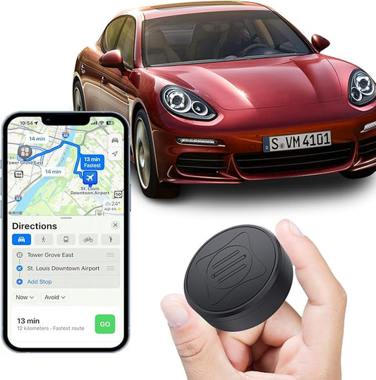 GPS Tracker for Vehicles,Car GPS Tracker Portable Real Time Magnetic GPS Tracking Device,Full Global Coverage Location Tracker for Car,Kids,Dogs.No Monthly Fee/No Subscription Required