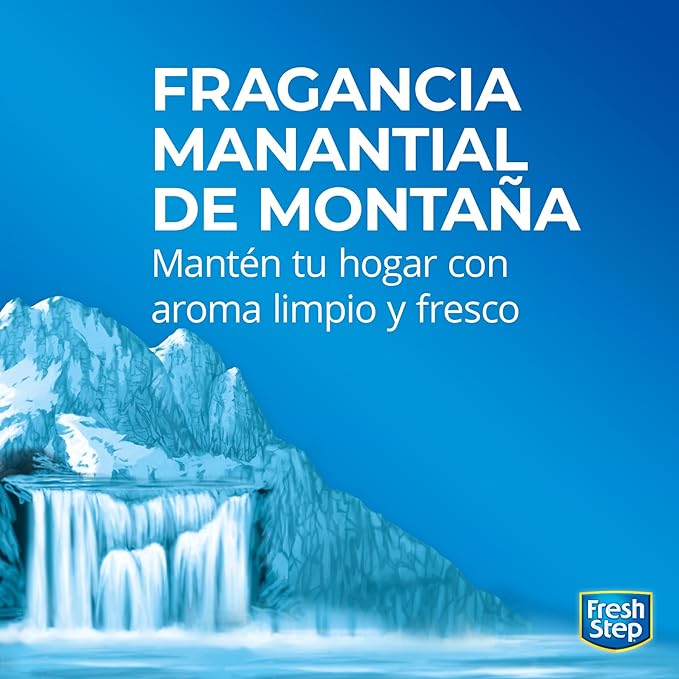 Fresh Step Extreme Clumping Litter with Febreze Freshness, Mountain Spring Scent Clumping Cat Litter with Guaranteed Odor Control, 14 lb. Box (Pack of 2)