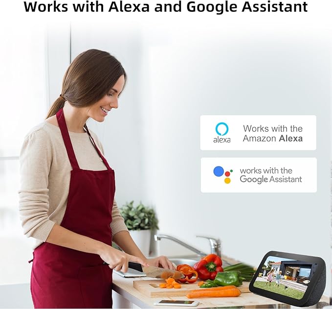 2K Light Bulb Security Camera, 2.4&5Ghz WiFi Light Bulb Camera, Light Socket Security Cam with Motion Detection,Two-Way Talk,24/7 Recording,Compatible with Google Assistant & Alexa (2 Pack)