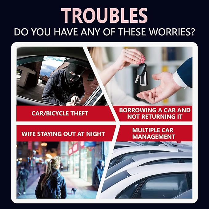 JieWeiXun Compatible Android Ultra-Thin Find My Device Tracker – IP66 Waterproof, 1-Year Battery, Global GPS Locator for Keys/Wallet/Luggage via Google Find My Network (BLK, 1 PCS)