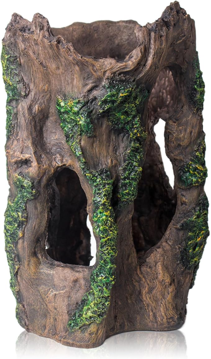 Fish Tank Decorations Aquarium Décor Resin Artificial Tree Trunk Root (F)