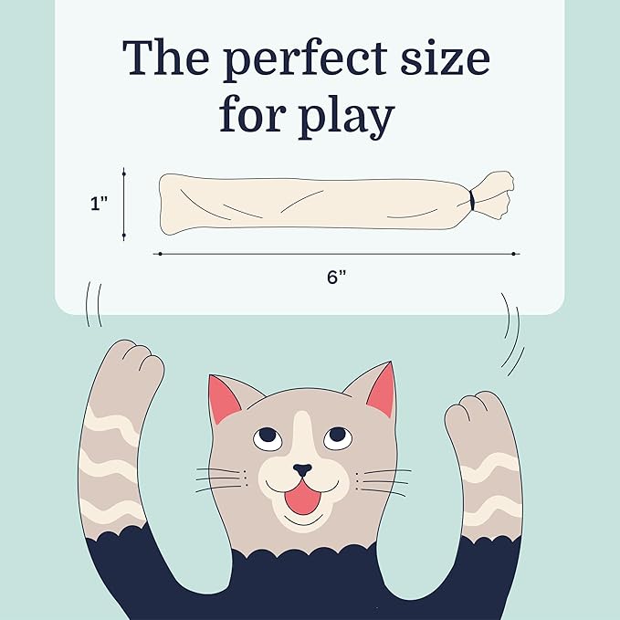 Hepper Stick Catnip Kicker - Organic American Catnip Toys/Kitten Toys for Indoor Cats, Cat Supplies with Catnip