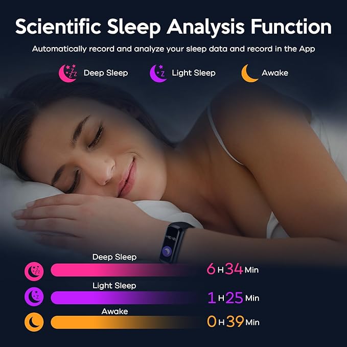 Fitness Tracker Watch, Smart Watch with Blood Pressure Heart Rate Sleep IP67 Waterproof Health Watches Fitness Activity Tracker Step Calorie Counter Pedometer Watches for Men Women Android iOS Phone