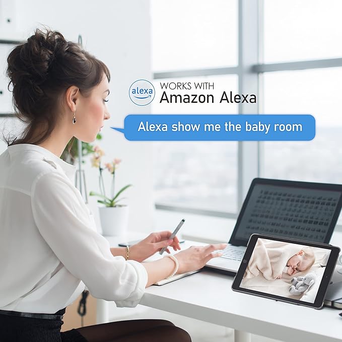 LaView Security Cameras 4pcs, Home Security Camera Indoor 1080P, Wi-Fi Cameras Wired for Pet, Motion Detection, Two-Way Audio, Night Vision, Phone App, Works with Alexa, iOS & Android & Web Access