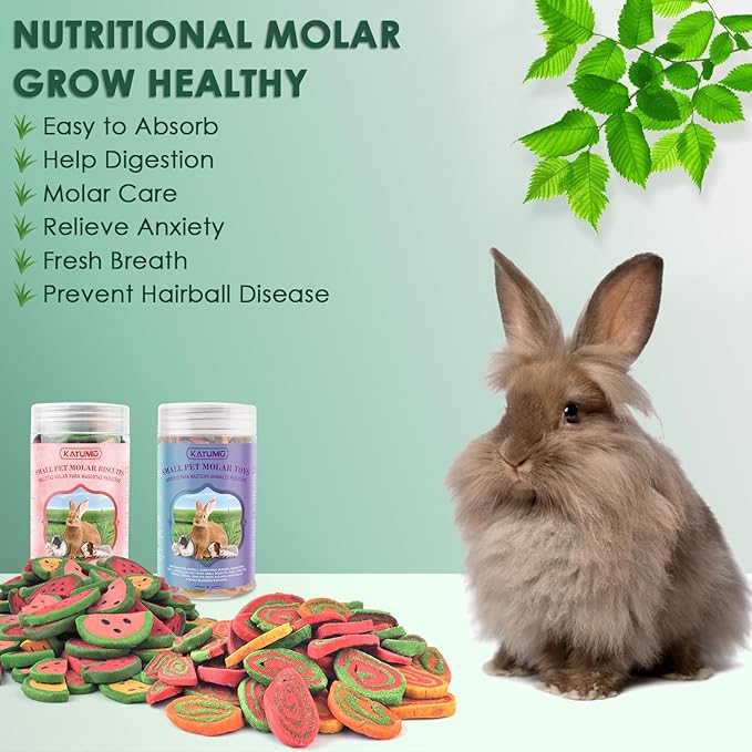 KATUMO Rabbit Chew Treats - 380g Mixed Natural Timothy Hay Pumpkin Carrot Beet Spinach Chew Toys for Rabbit Guinea Pig Hamster Bunny Chinchilla Gerbil Small Rodent Pets