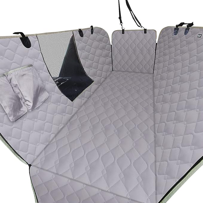 Lassie Truck Dog Car Seat Covers Back Seat, F150 F250 Waterproof Dog Car Hammock for Truck, Backseat Pet Cover for Car Compatible with Ram 1500,2500,Silverado Sierra Tundra