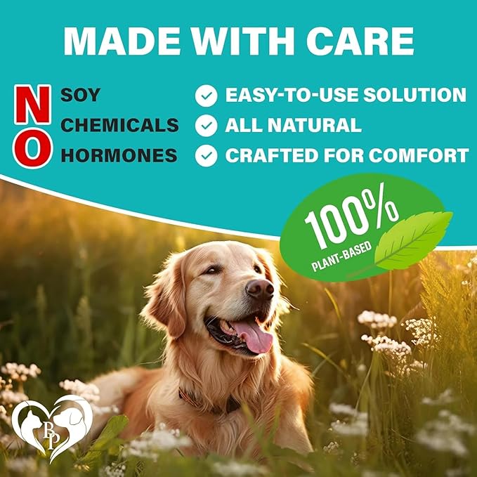 Beloved Pets Calming Chews for Dogs & Puppy - Pet Separation Anxiety Relief Soft Treats & Calm Behavior Aid - Melatonin for Sleep- Anti Stress Treatment Help with Thunder- Made in USA