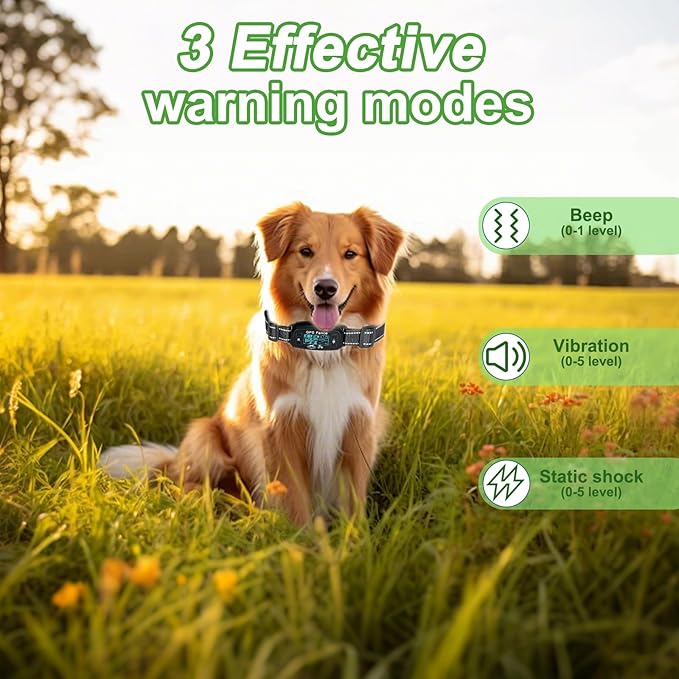 GPS Dog Fence,IPX6 Waterproof/Rechargeable Wireless Dog Fence,3 Stimulation Modes,Range 90-4000ft,Outdoor Use Only