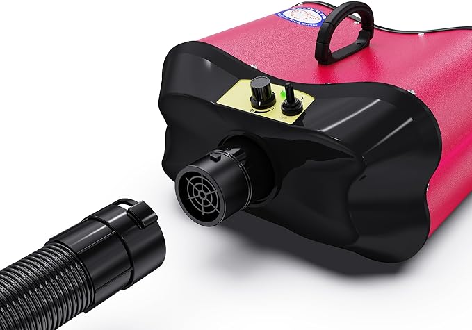 Flying Pig Double Motor High Performance Dog Pet Grooming Dryer -Magenta