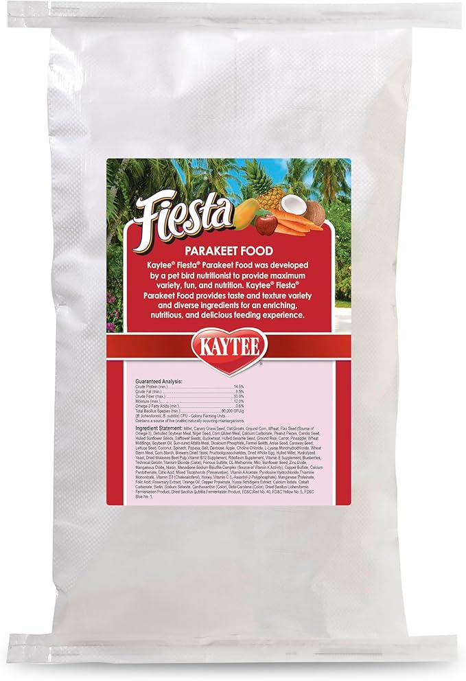 Kaytee Fiesta Parakeet Food 25 lb