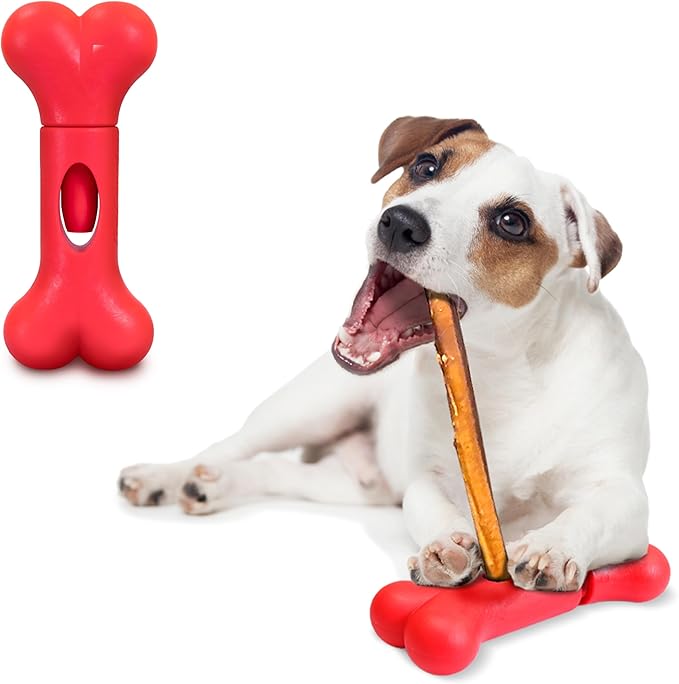 GoSports Chew Champ Bully Stick Holder for Dogs - Securely Holds Bully Sticks to Help Prevent Choking - 6 in or 8 in Size