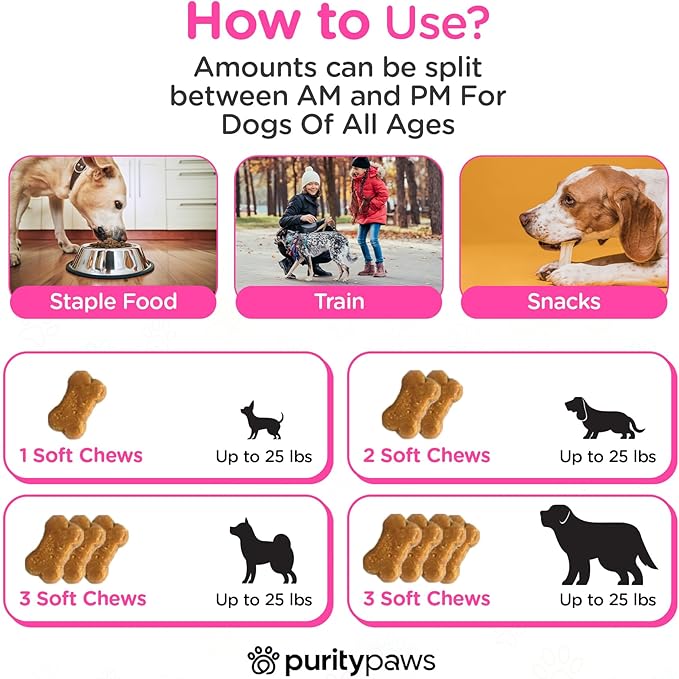 Itch & Immunity Treats – Dog Itchy Skin Relief for Paws, Skin, Eyes & Ears – Reduces Scratching & Licking – Seasonal Allergy Support for Any Dog Size (120 Count)