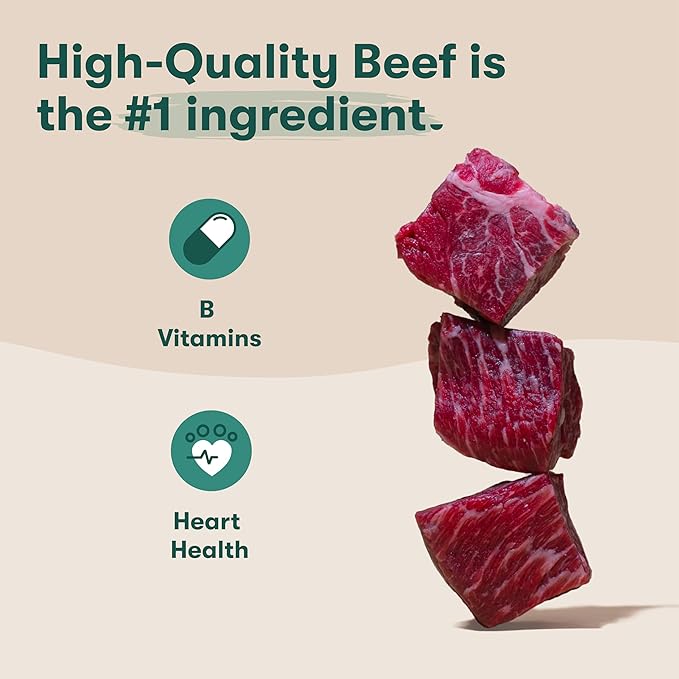 Jinx Tenders Beef Jerky Dog Treats, All Natural Ingredients, Soft and Chewy, Low-Calorie, Slow-Smoked Beef & Liver, No Fillers, 5oz (Pack of 2)