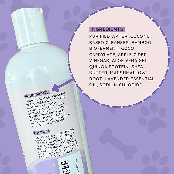 Dog Shampoo and Conditioner for Doodle | All Natural Dog Shampoo for Smelly Dogs | Sensitive Skin Pet Shampoo for Dogs| Goldendoodle, Doodles, Poodle, Puppy Shampoo and Conditioner