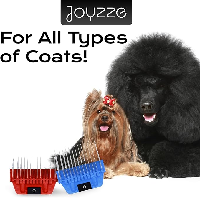 A Series Wide Metal Comb for Smooth Coat, Professional Dog Grooming Blades, Durable and Precise, Compatible with A Series Clippers