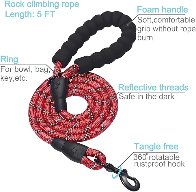 haapaw 2 Packs Martingale Dog Collar with Quick Release Buckle Reflective Dog Training Collars for Small Medium Large Dogs