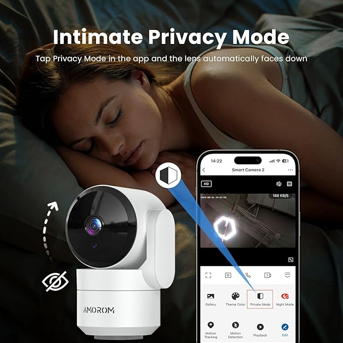 Pet Camera 360° Home Security Cameras with 2-Way Audio,Night Vision,Motion Detection,Dog Camera with Phone app,Pan/Tilt,Cloud & SD Card Storage,Compatible with Alexa/Google Home,2.4GHz WiFi,4 Pack