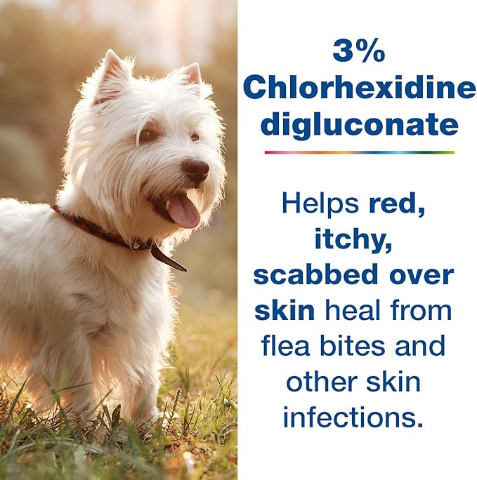 Douxo S3 Pyo Shampoo, Contains 3% Chlorhexidine & 0.5% Ophytrium, Antiseptic & Hydrating, For Bacterial or Yeast Skin Infections, For Dogs and Cats, 16.9 fl. oz. (500mL)