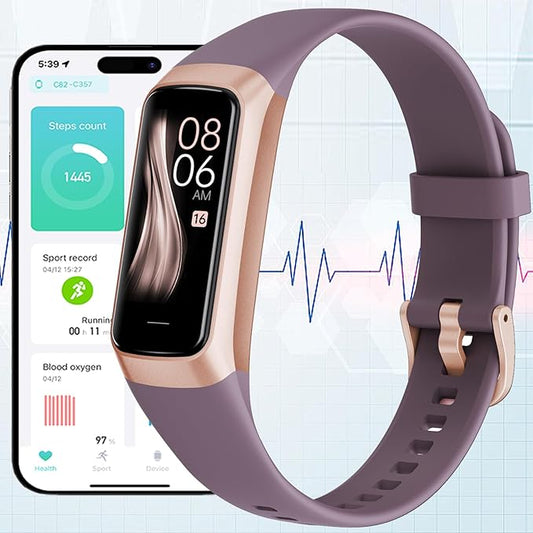 Fitness Tracker Watch, Smart Watch with Blood Pressure Heart Rate Sleep IP67 Waterproof Health Watches Fitness Activity Tracker Step Calorie Counter Pedometer Watches for Men Women Android iOS Phone