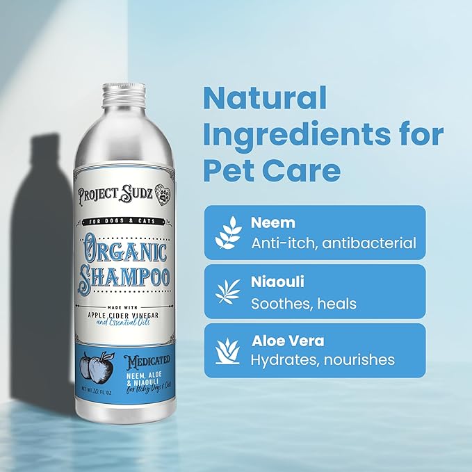 Medicated Dog Shampoo | Liquid Shampoo for Dogs | Neem& Niaouli