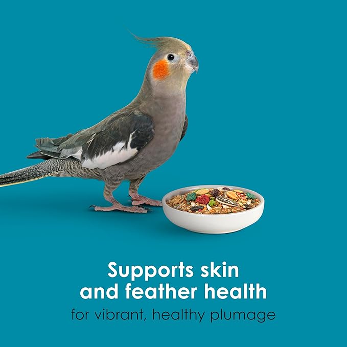 Kaytee Forti-Diet Pro Health Nourish+Protect Cockatiel Food, Comprehensive Nutrition Backed by Science, Digestive Health, Immune Support, 5 pounds