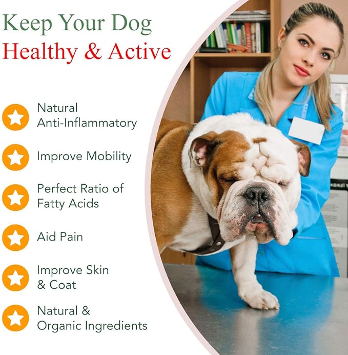 Veterinary Naturals Hip & Joint Supplement for Dogs - 60 Soft Dog Chews for Hip & Joint Support - Dog Vitamins and Supplements with Glucosamine for Dogs & MSM - Grain-Free, Roasted Chicken Flavor