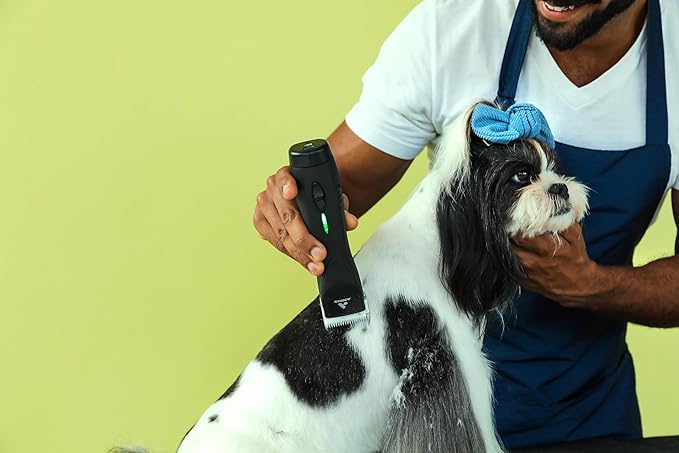 Andis 79170 Pulse Zr II 5-Speed Detachable Blade Clipper, Cordless Animal/Dog Grooming, Removable Lithium Ion Battery, LED Charge Light, Black