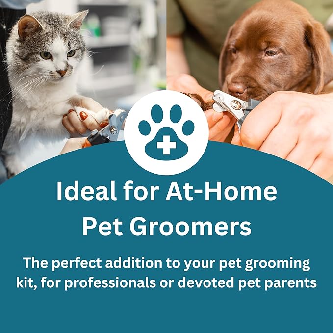 G.B.S 5 oz Styptic Powder for Dogs, Cats & Birds – Quick Blood Clotting for Nail Clipping, Minor Cuts, Tail Docking & Wing Clipping – Pet First Aid Hemostatic Powder with Sealed Top & Scoop