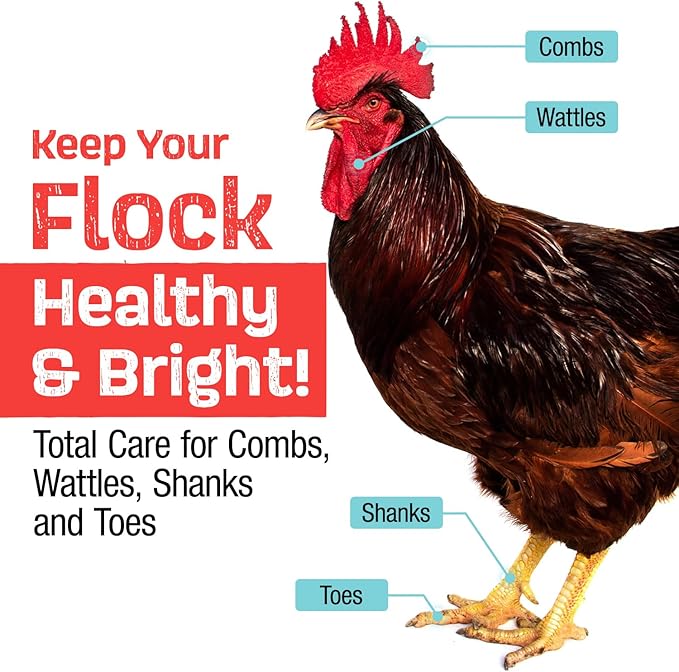 Flock Shield Respiratory Aid for Poultry - [Made in USA] - 4oz Chicken Supplement, Rooster Booster for Respiratory System - Dropper, Spray Top Included - Safe for All Birds - Drinking Water Additive