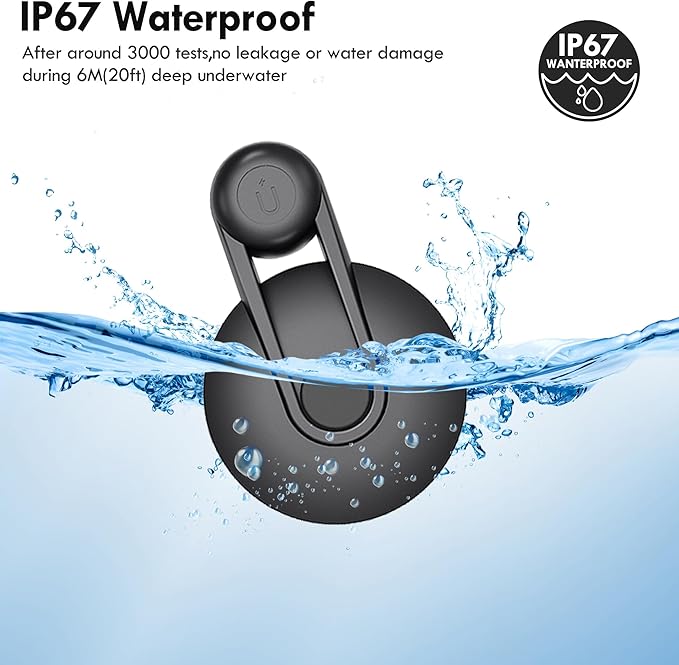 Htag GPS Tracker for Kids 2PCS, Key Finder Works with Apple Find My (iOS only),Privacy Protection, Lost Mode, Waterproof,Bluetooth Tracker for Children, Seniors, Pets, Backpack(Black)