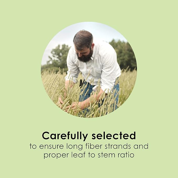 Kaytee Timothy Hay, High Fiber, Grown Specifically for Small Animals, Rabbits, Guinea Pigs, Chinchillas, 2 Pounds