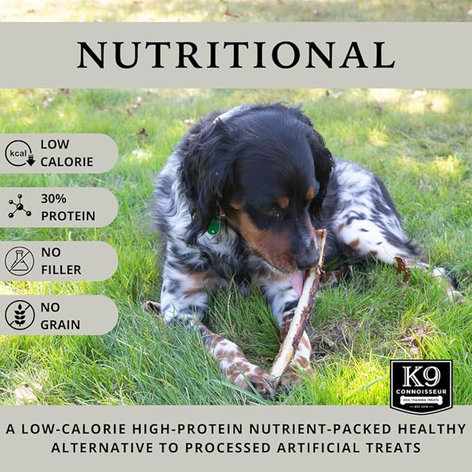 K9 Connoisseur Single Ingredient Dog Bones Made in USA for Small Breed Dogs All Natural Meaty Beef Chew Treat Bone Best for Puppies Up to 15 Pounds (8 Pk of 5 Ribblets)