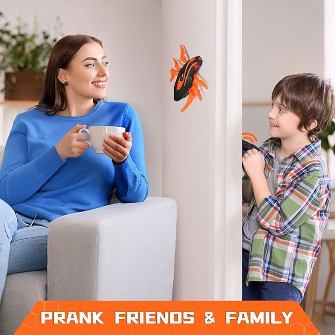 Honsheng Wall Climbing Toy Remote Control Cockroach That Can Climb on Walls RC Robot Kids Toys for Kids Boys & Girls Ages 4 & Up