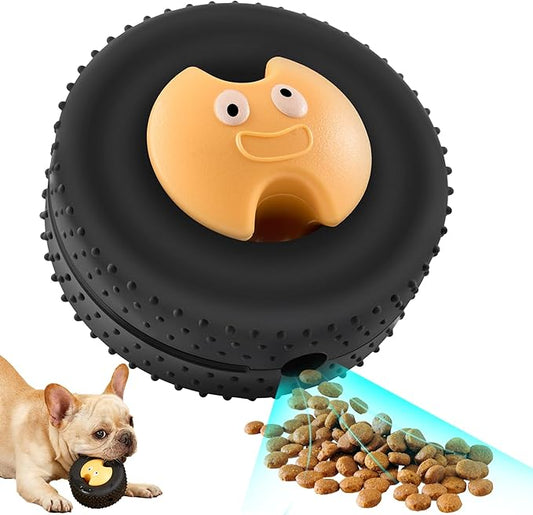 Treat Dispensing Dog Toys - Interactive Cognitive Dog Treat Toy, Rubber Chew Toy for Puppies & Small Dogs, Interactive Mental Stimulation, Enrichment Toys for Relieving Anxiety and Release Energy