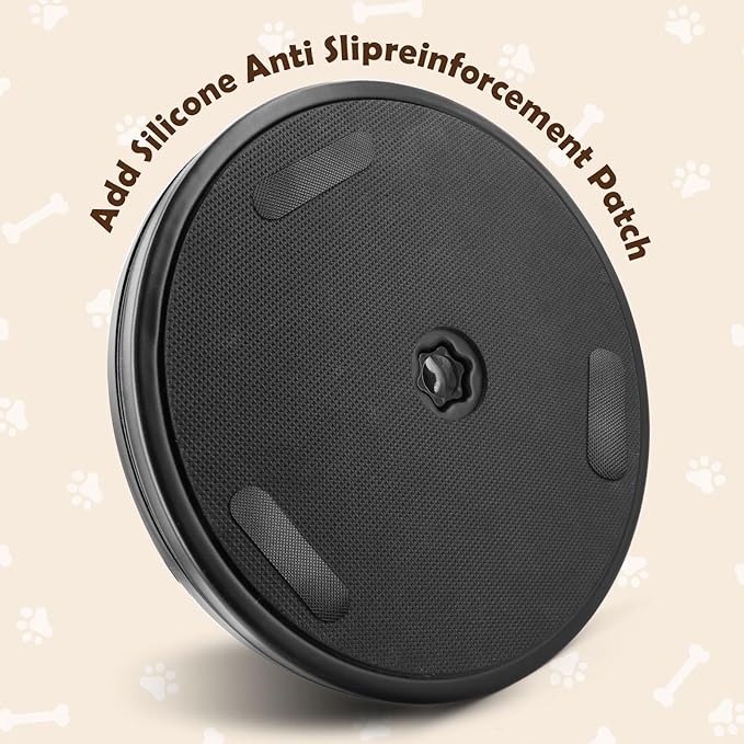 Dog Nail Scratch Board - 3 in 1 Rotatable Round Dog Scratch Pad for Nails with Treat Box, Dog Nail File Toy, Scratching Board for Dogs,Shorten Dog’s Side Nail Easier for Small and Large Dogs