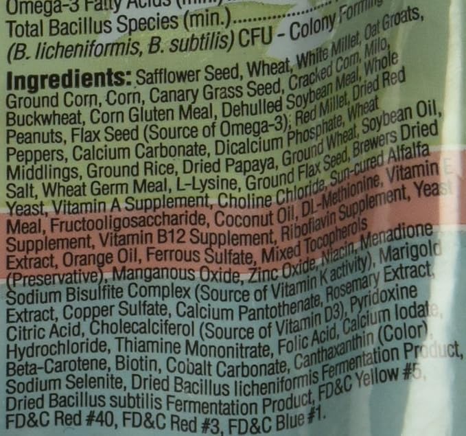 Kaytee Forti-Diet Pro Health with Safflower Pet Parrot Food, 4 lb (Pack of 2)