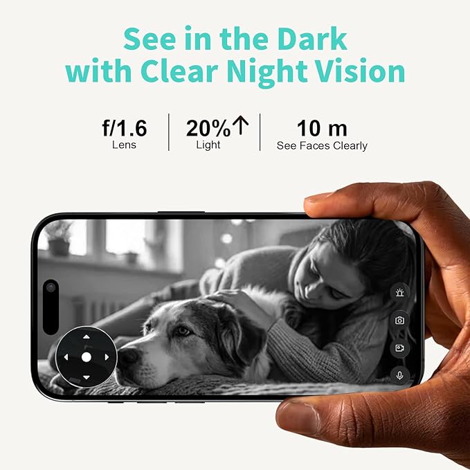 Security Camera, 2K HD Indoor Security Camera, 360 Degree Pan/Tilt Pet Camera 2.4G and 5G WiFi, Motion Detection, 2-Way Audio, Siren, Night Vision, Cloud SD Card Compatible Alexa Google Assistant