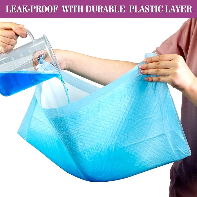 IMMCUTE Large Dog Pee Pads 28"x30"-50 Count | Large Puppy Pee Training Pads Super Absorbent & Leak-Proof | Disposable Pet Piddle and Potty Pads for Puppies | Dogs | Doggie