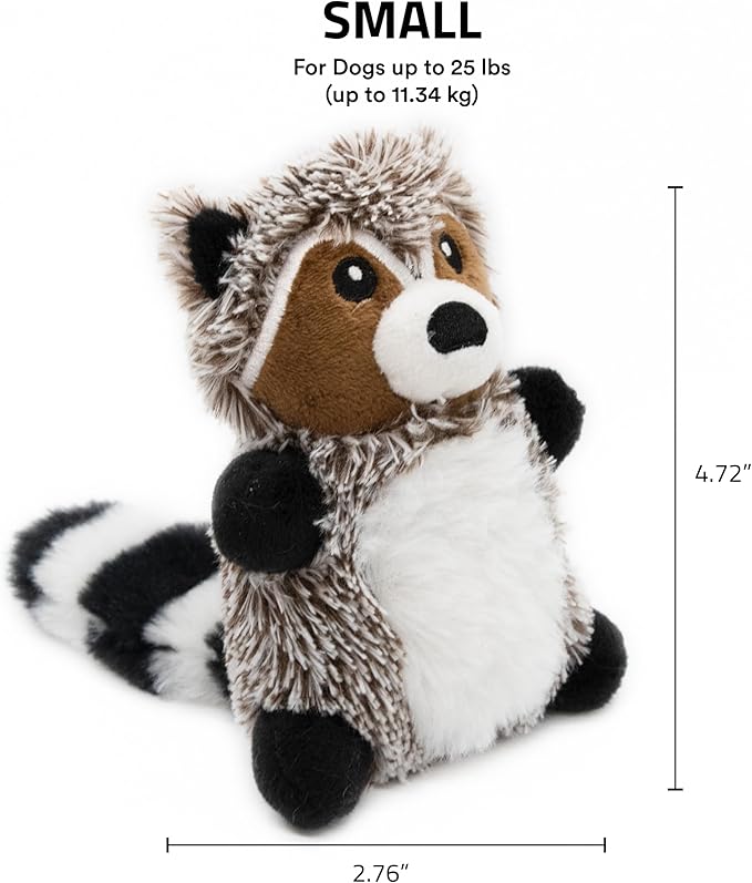 Playology Plush Toys for Dogs | Stuffed Animal Raccoon | Sweet Potato Scented Toy for Small Dogs