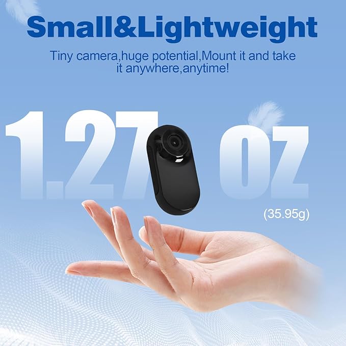 1080p HD Cat Dog Pet Camera Collar with Video Recording Sports Camera Baby Monitor No WiFi Indoor/Outdoor All Activities Pet Supplies and Monitors Gift, Birthday Gift Black