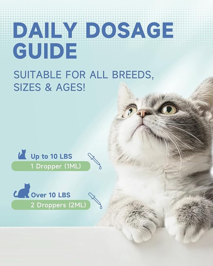 Hairball Treatment for Cats- Hair Ball Relief Digestive Aid-Hairball Support Remedy- Promotes Healthy Digestion, Eliminates & Prevents Hairballs, for All Ages & Breeds 2fl oz
