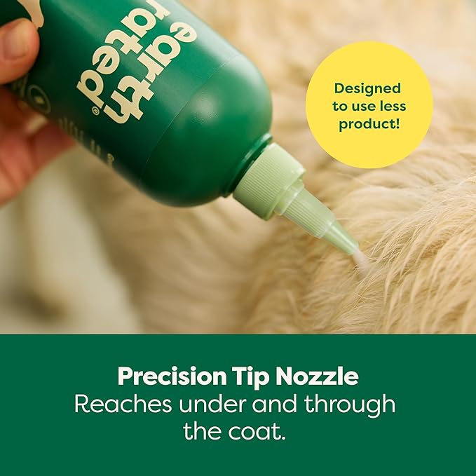 Earth Rated 3-in-1 Deshedding Dog Shampoo and Conditioner, Deodorizing Oatmeal Shampoos for Dogs and Puppies, Great for Smelly Pets, White Tea and Basil Scent, 16 oz